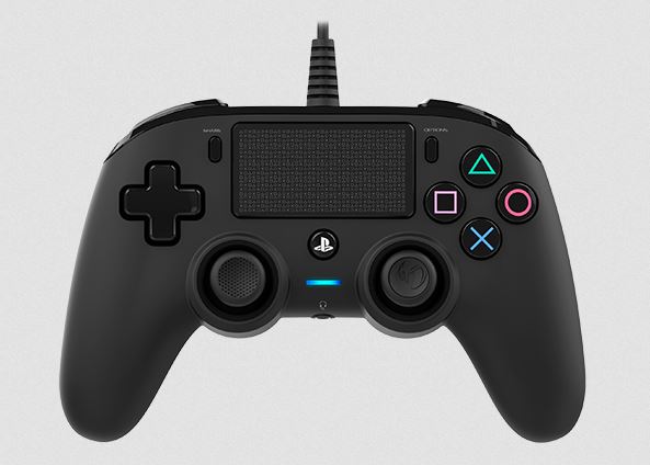 Manette filaire lumineuse compacte PS4